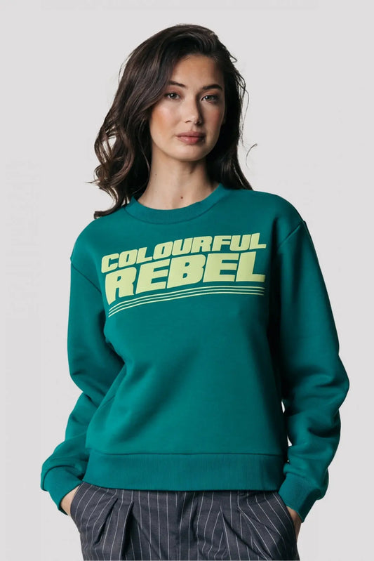 Big Puff Logo Relaxed Sweat Colourful Rebel