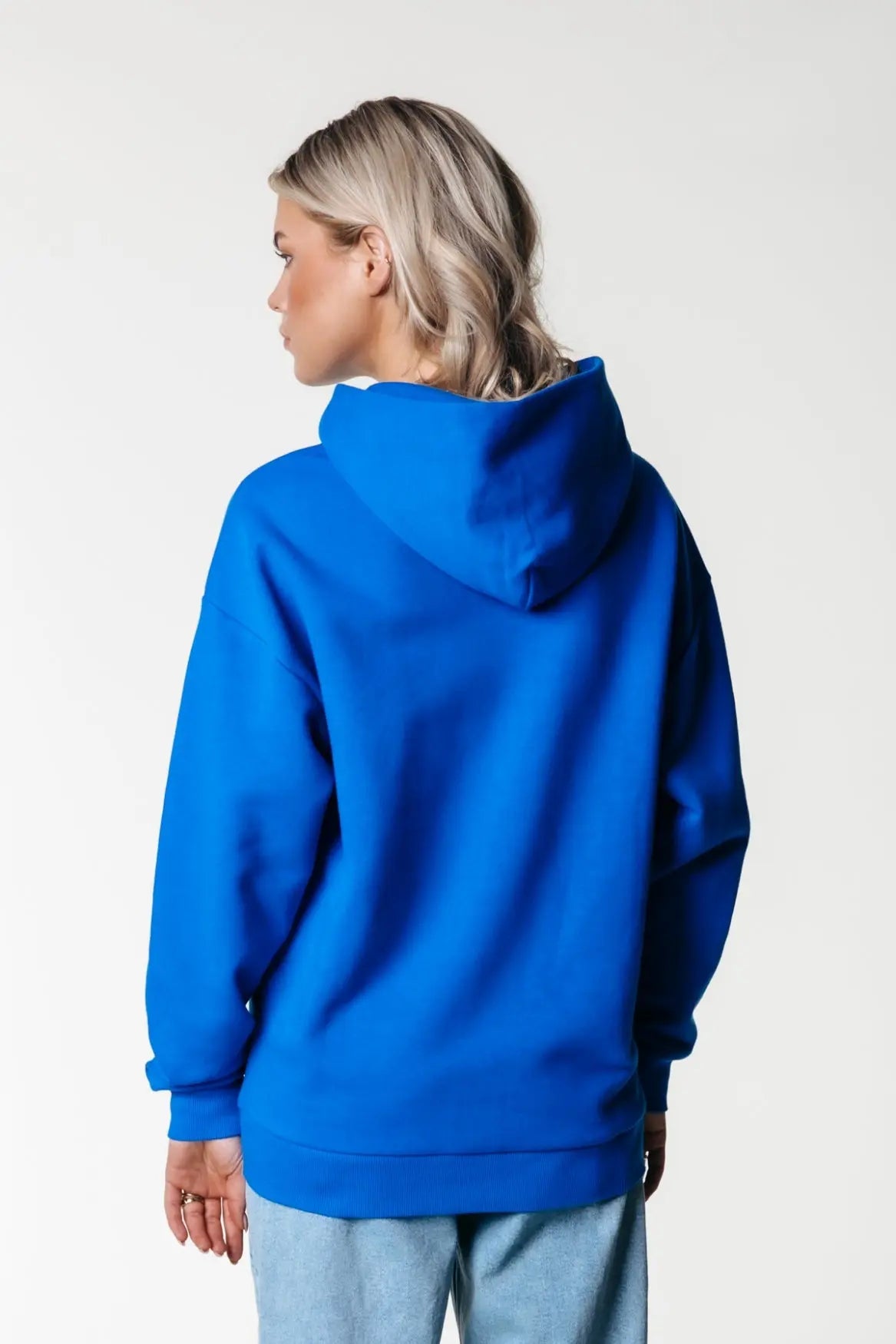 Bold Sleeve Logo Clean Hoodie Colourful Rebel