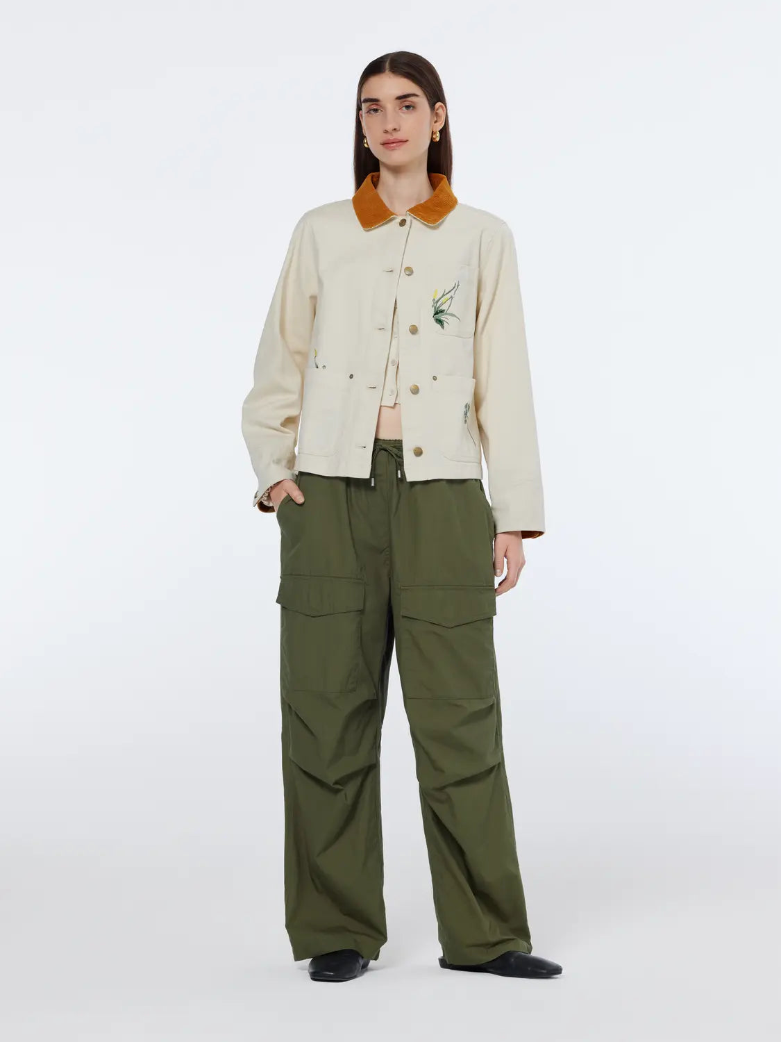 Ivy mid-rise wide-leg cargo pa Scotch & Soda