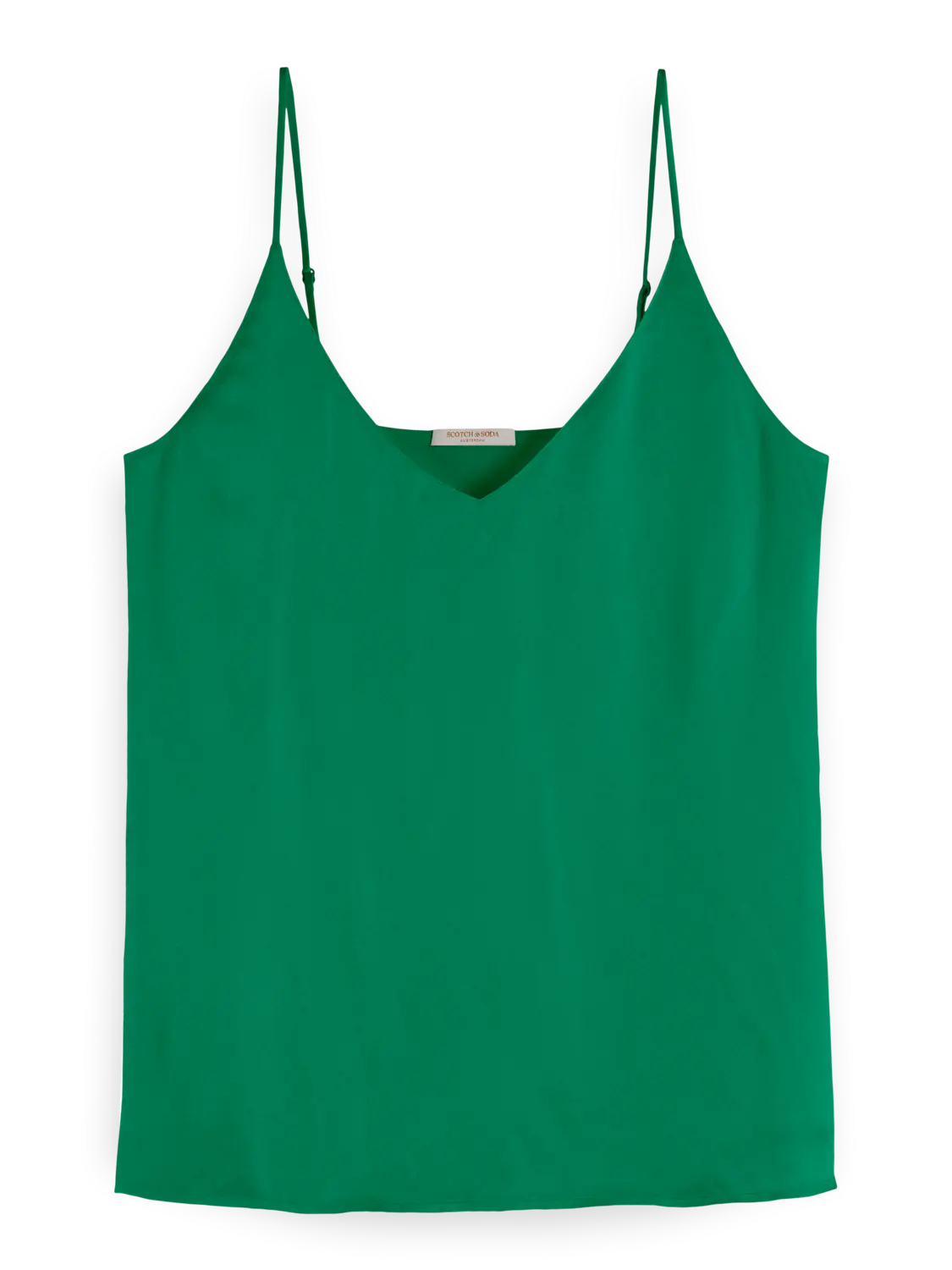 JERSEY TANK WITH WOVEN FRONT Scotch & Soda