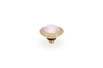 Qudo - Top Tondo deluxe Rose Opal 9mm - Mokume
