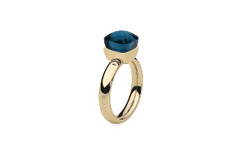 Qudo - ring Firenze big London blue - Mokume