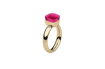 Qudo - ring Firenze big light fuchsia - Mokume