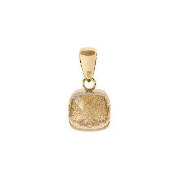 Qudo - Necklace Pendant FIRENZE Champagne Mokume