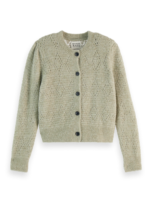 BOUCL CREW NECK CARDIGAN Scotch & Soda