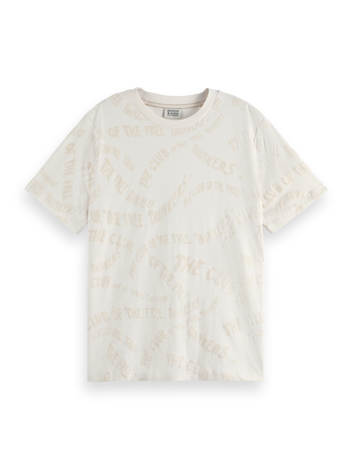 FLOCK AOP REGULAR FIT T-SHIRT Scotch & Soda