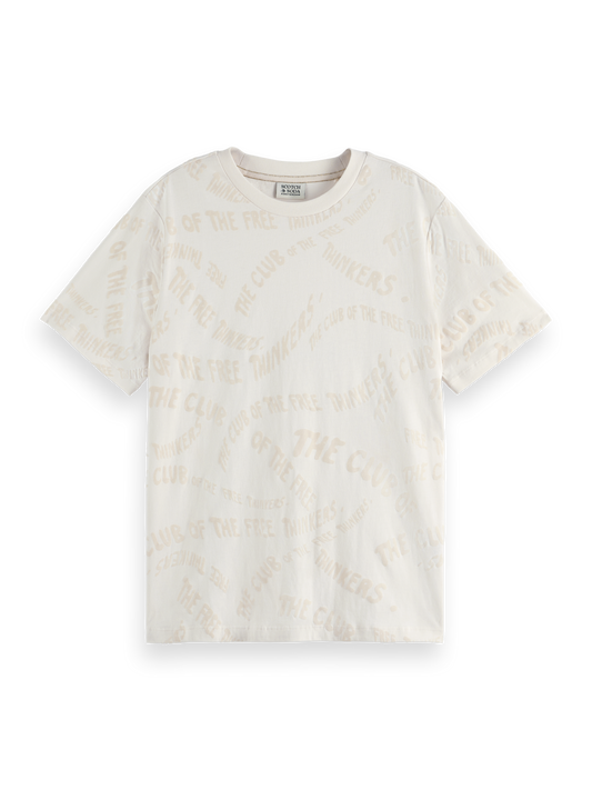 FLOCK AOP REGULAR FIT T-SHIRT Scotch & Soda